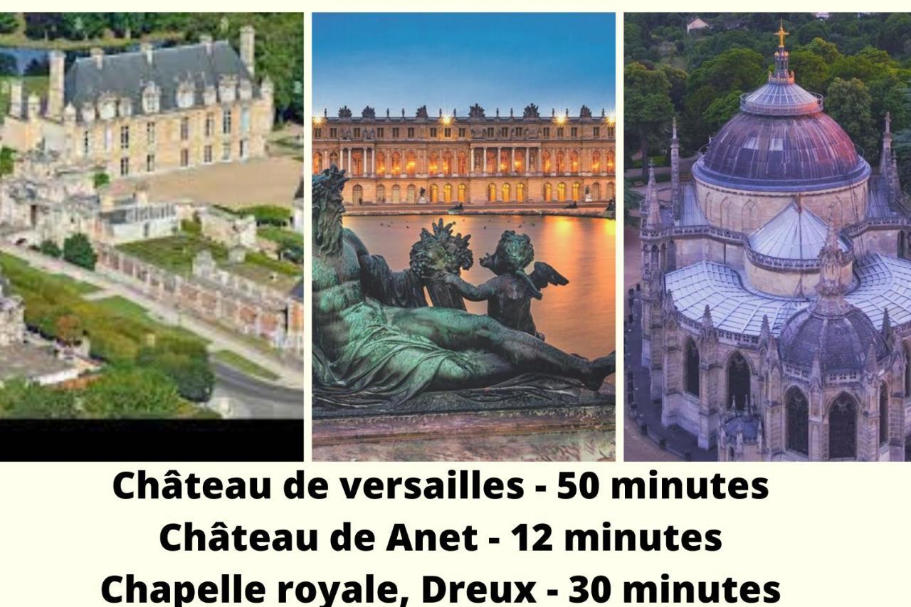 Gite La Fontaine -Cozy-1H De Paris -Jacuzzi Privatif La Boissiere  ภายนอก รูปภาพ
