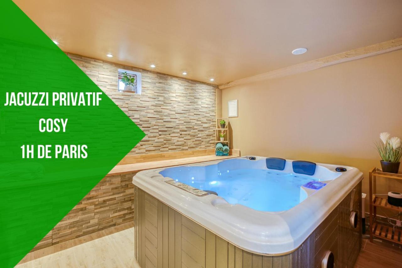 Gite La Fontaine -Cozy-1H De Paris -Jacuzzi Privatif La Boissiere  ภายนอก รูปภาพ